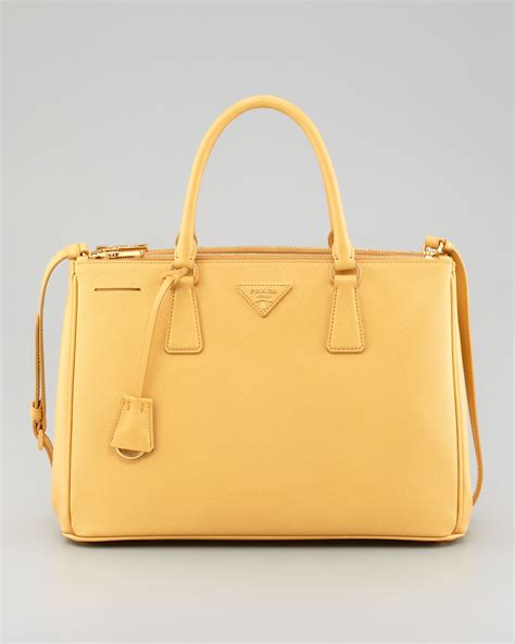 yellow prada purse|prada saffiano mini.